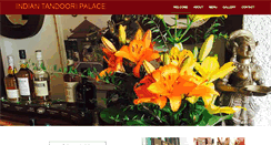 Desktop Screenshot of indiantandooripalace.com