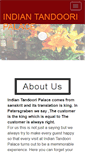 Mobile Screenshot of indiantandooripalace.com